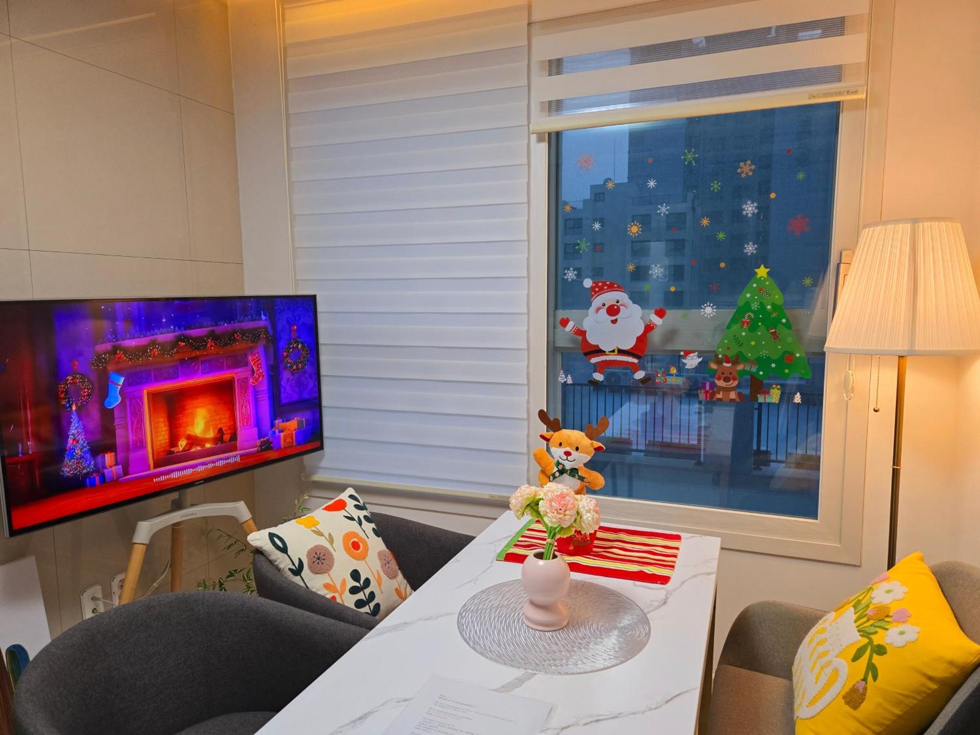 Gamseong House #Gimpo Airport 10 Min #Hwagok Station #Netflix #Beamprojet #Niceview Seúl Habitación foto